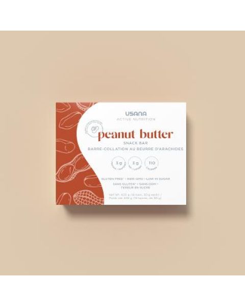 alt USANA Peanut Butter Snack Bar (14 Bars / Box) text